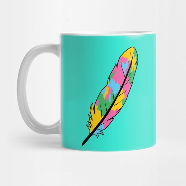 colorful feather by RipaDesign